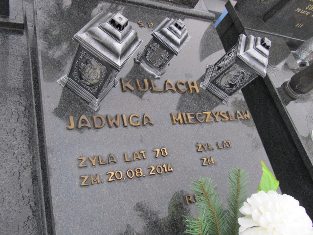 Jadwiga Kułach 1935 Zawiercie - Grobonet - Wyszukiwarka osób pochowanych
