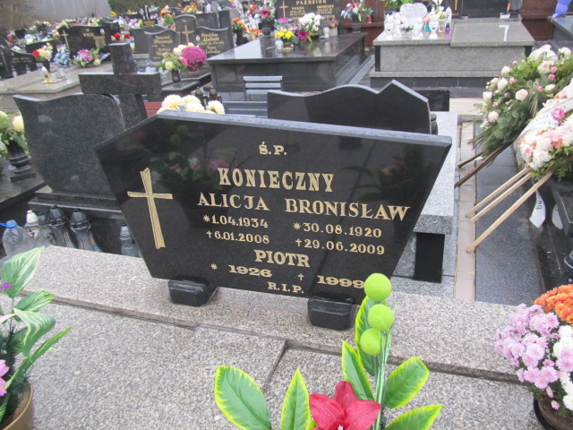 Alicja Konieczny 1934 Zawiercie - Grobonet - Wyszukiwarka osób pochowanych