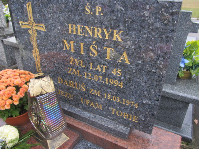 Dariusz Miśta Zawiercie - Grobonet - Wyszukiwarka osób pochowanych