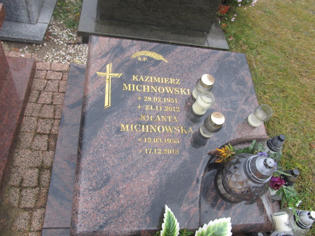 Jolanta Michnowska 1955 Zawiercie - Grobonet - Wyszukiwarka osób pochowanych