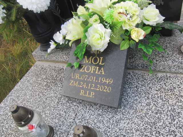 Zofia Mól 1949 Zawiercie - Grobonet - Wyszukiwarka osób pochowanych