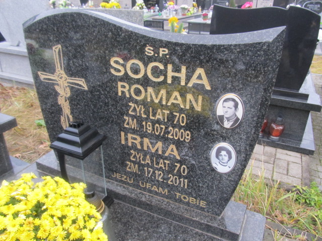 Irma Socha 1941 Zawiercie - Grobonet - Wyszukiwarka osób pochowanych