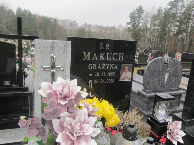 Grażyna Makuch 1955 Zawiercie - Grobonet - Wyszukiwarka osób pochowanych
