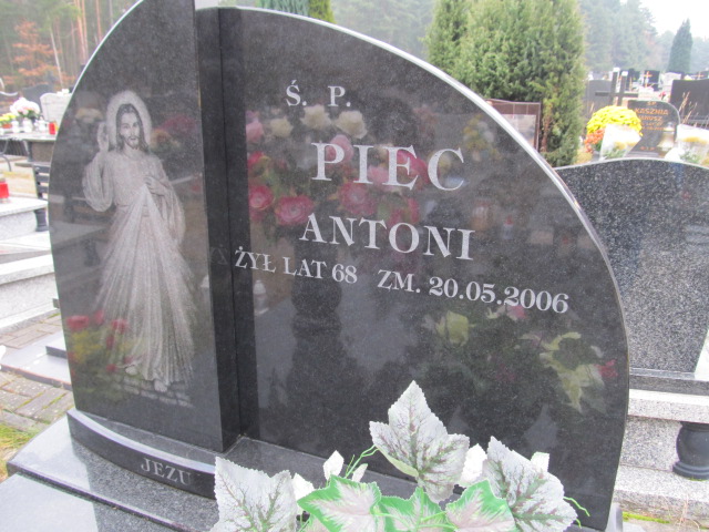 Antoni Piec Zawiercie - Grobonet - Wyszukiwarka osób pochowanych