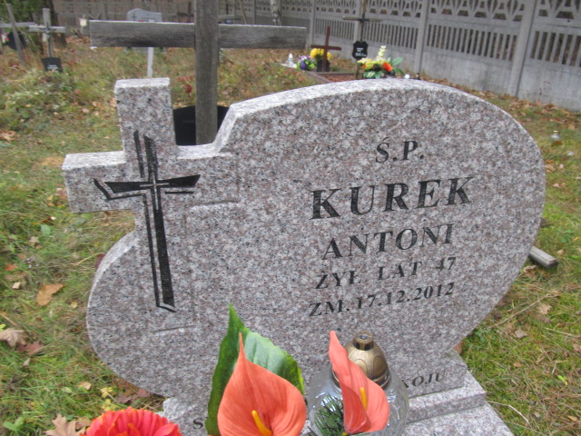 Antoni Kurek 1965 Zawiercie - Grobonet - Wyszukiwarka osób pochowanych